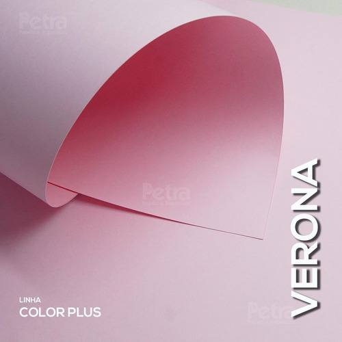 Papel Color Verona - Rosa - Tam. A4 180g/m² Com 25 Folhas