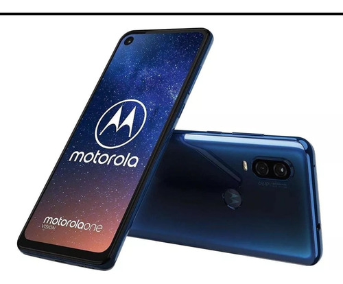 Motorola One Vision Dual Sim 128 Gb Azul-safira 4 Gb Ram