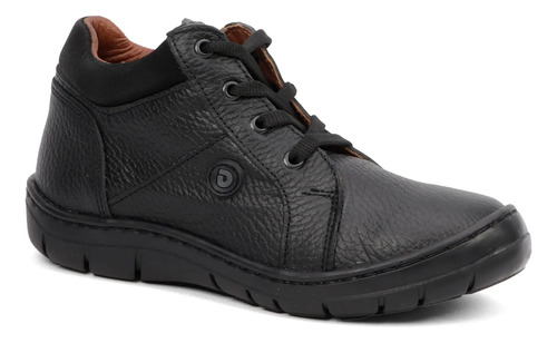 Zapato Escolar Bota Para Niño Piel Cómoda Dogi 5070 Negro | Envío gratis