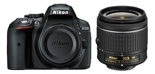 Camera Profissional Dslr Nikon D5300 24.2mp + Lente 18-55mm 