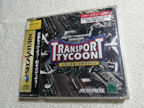 Transport Tycoon Sega Saturn Juego Japones Ntsc-j Nuevo
