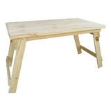 Mesa Plegable De Pino Macizo 120 X 70 Cm Rosario