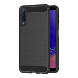 Funda Tpu Antigolpe Carbono Para Samsung A7 2018 A750