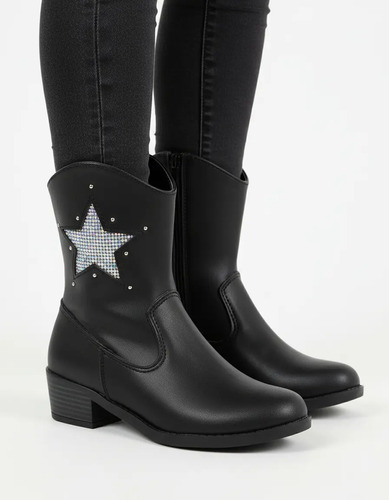 Botas Niñas Vaquera Dama Rodeo Country Cowboy Tendencia Moda