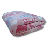 Cobertor Infantil Brilha No Escuro 1,80x2,00 Cor Elefante Rosa