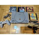 Consola Playstation 1 Fat C/4 Juegos Completa - Extremegamer