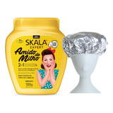 Amido De Milho Skala Mascara Vegana 1kg + Gorro Aluminio