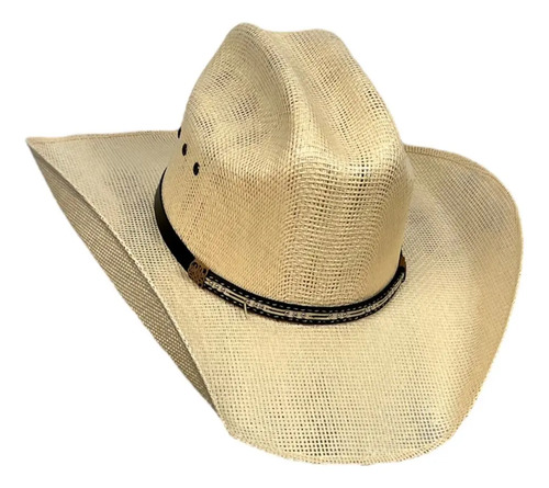 Sombrero Contry/marlboro C/o Doble Telar/yute Rocha Hats