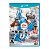 Jogo Madden Nfl 13 Nintendo Wii U Midia Fisica Ea Sports