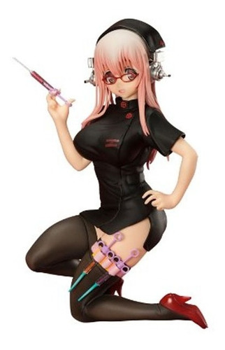 Figura - Super Sonico Nurse Black Orchidseed Sexy Nueva