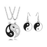 Yin Yang Bff Collar Pendientes Mujeres Personalizadas P...