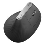 Mouse Logitech Ergo Mx Vertical - Recargable - Negro