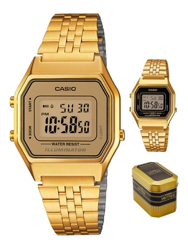 Reloj Casio La680 Dorado Vintage 100% Original Full