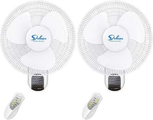 Ventiladores De Pared,silencioso,2piezas