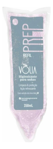 Refil Prep Vòlia Sachê Higienizador 350ml Para Unhas De Gel