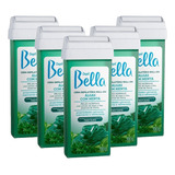 Depil Bella Kit 5 Roll On Cera Algas Menta 100g Refrescante