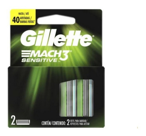 Repuestos Para Afeitar Gillete Mach3 Sensitive X2