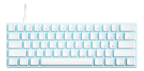 Teclado Led Con Cable De 61 Teclas Outemu Blue Usb