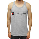 Camiseta Esqueleto Champion Gt24hy077 Para Hombre-gris Claro