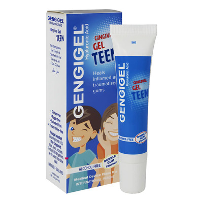 Gel Oral Gingigel Teen, 10 Unidades, Ácido Hialurónico, 15 M