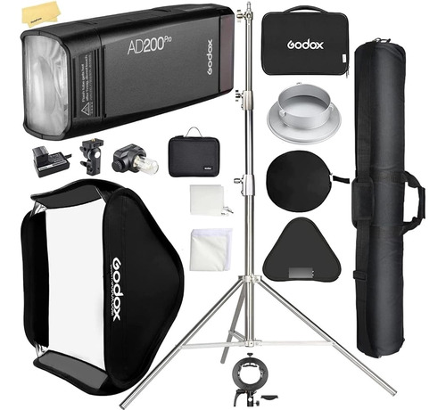 Godox Ad200 Pro Ad200pro Flash Para Sony Canon Nikon Fujifil