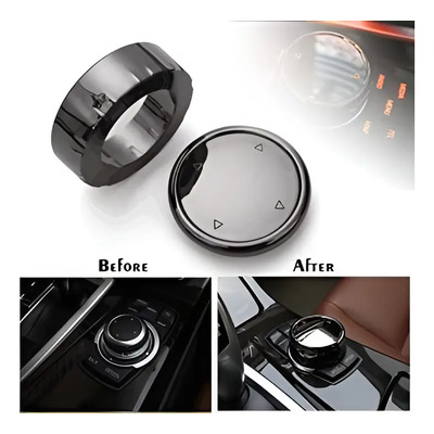 Wonvon Big Multi Media Knob Cover,car Interior Multimedia Bu