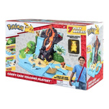 Pokémon Carry Case Volcano Playset Con 7 Áreas De Juego