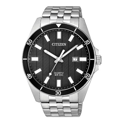 Citizen Quartz Stainless Steel Bi5050-54e ¨¨¨¨¨¨¨¨¨¨dcmstore Correa Plata Bisel Plata Fondo Negro | Envío gratis