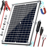 Kit De Panel Solar 12 V 20 W Magnético + Controlador De Carg