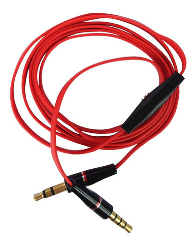Cable Auxiliar Trrs Miniplug 3,5mm C/ Microfono Manos Libres
