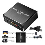 Hdmi Audio Extractor Divisor Óptico Spdif Coaxial 3.5mm