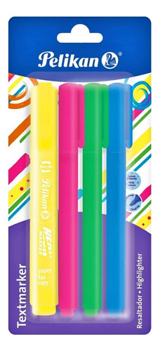 Marcador Resaltador Neonmarker Pelikan, Blister/4 Surtidos