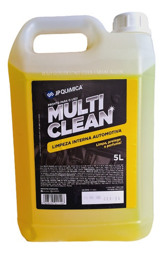 Multi Clean Limpeza Interna Automotiva 5 L Perfumado