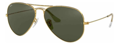 Lentes De Sol Rb Piloto Aviado Rb3025n L0205 Dorado Verde