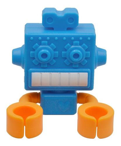 Porta Cepillo De Dientes Doble Diseño Robot Niños Infantil