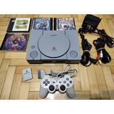 Consola Playstation 1 Fat Impecable Lee Todo + Juegos