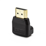 Kit Com 5 Adaptadores Em L - Hdmi Macho Para Fêmea P/ Tv