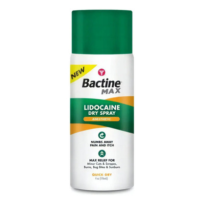 Bactine Max Spray Para Tatuaje O Piercing Anestesia | Envío gratis