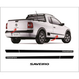 Kit Faixas Adesivo Saveiro Trooper 2010 2011 Padrão Original