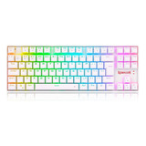 Teclado Gamer Redragon Kumara Pro Rgb Branco Abnt2