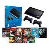 Ps3 Super Slim 1000gb+2 Controles+ Garantia÷ Listo Para Usar