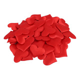 Confeti Esponjado, Corazon Rojo Liso