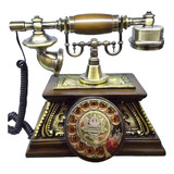 Teléfono Dial Giratorio Hogar Oficina Vintage Retro Antiguo