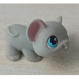 Figura 104 Little Pet Shop Hasbro Mini Raton Gris Orejas Ros