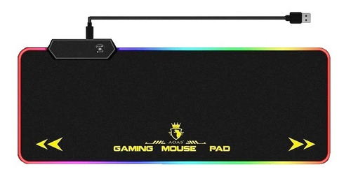 Mousepad Rgb Mouse Pad Grande Gamer Led Alfombrilla Aoas