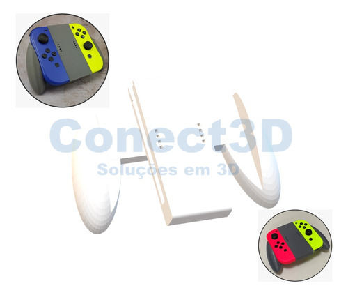 Suporte Conect Controle Nintendo Switch Joy Con Grip Comfort