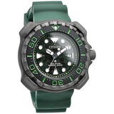 Reloj Citizen Promaster Bn022806w Hombre Color De La Malla Verde Color Del Bisel Negro Color Del Fondo Negro