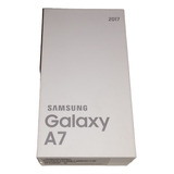 Caja Celular Samsung A7 2017 Con Manuales