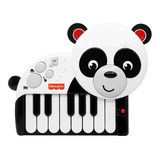 Mini Piano Infantil Animales Fisher Price Color Blanco Y Negro/panda