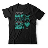 Camiseta Games Studio Geek - Play Again
